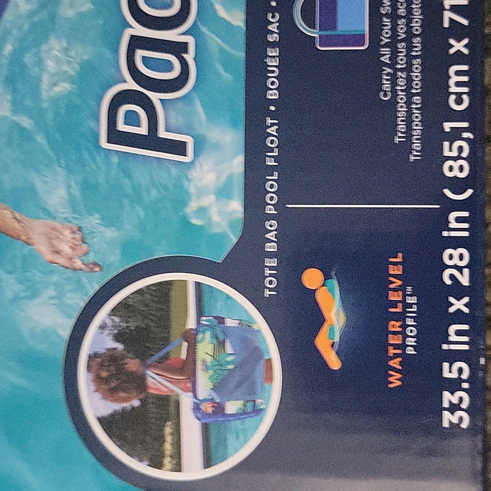 Swimways pack-n-float, aqua - Picture 2 of 8